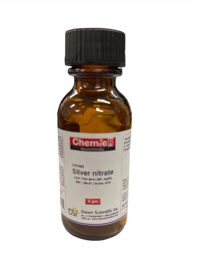 Silver Nitrate 5 gm ACS grade/99.99%/ Fast Ship