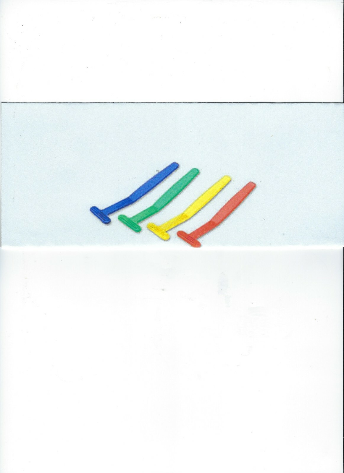 VISTA 309001 Tongue Cleaners Assorted Colors 72/PK