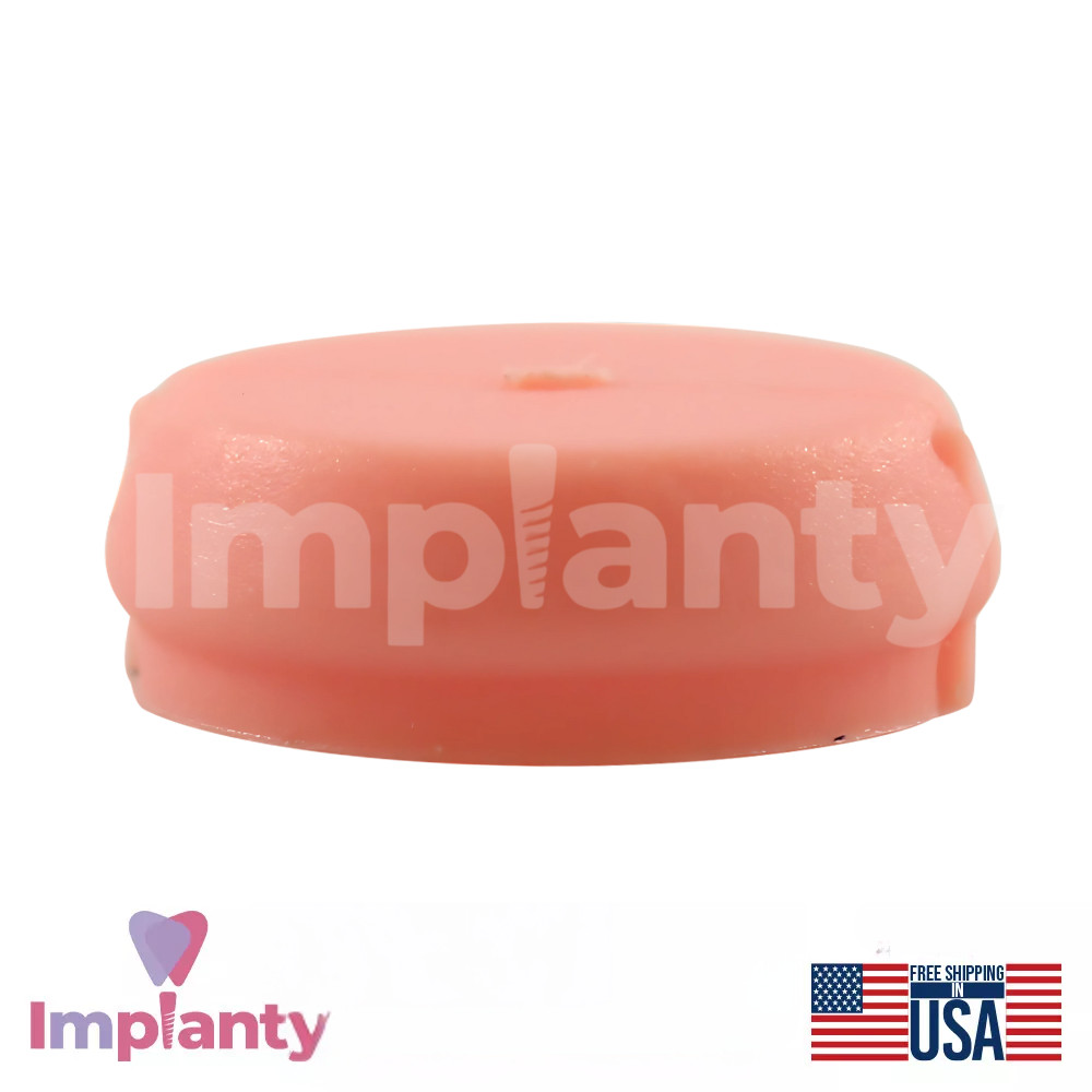 1x Dental Straight Lock Attachment Soft Silicone Set Titanium Int Hex 2.42mm