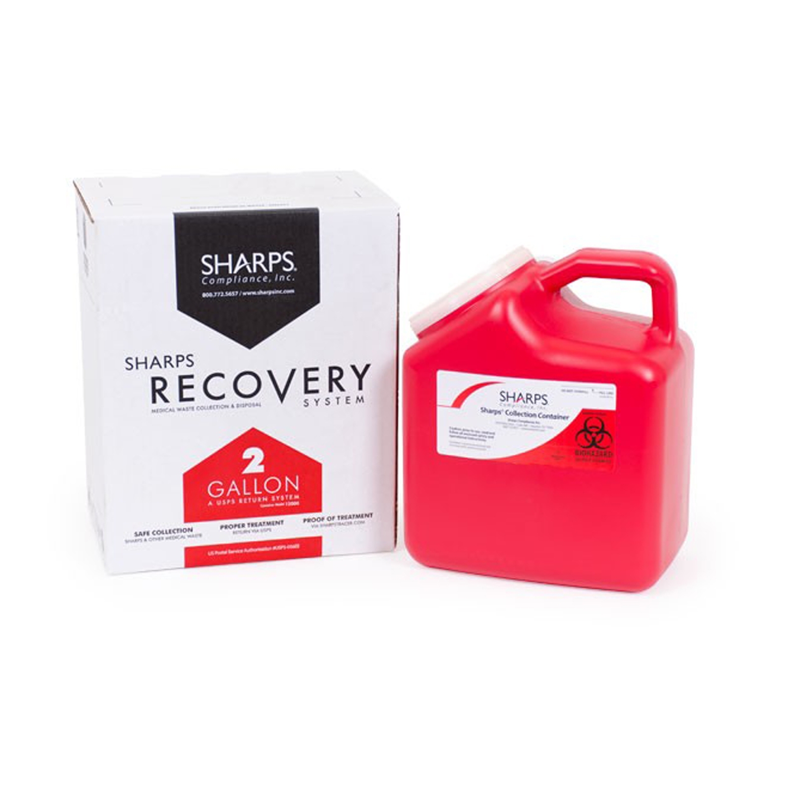 The Sharps Disposal By Mail System PRO-TEC Mailback Sharps Container 2 gal.
