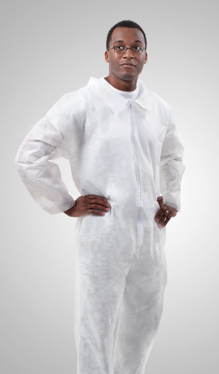 Tronex – 644035W – COVERALL OPEN CUFFS/ANKLES WHITE Xl (Case of 25)
