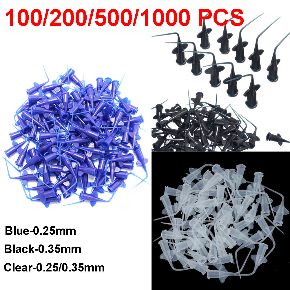 Dental Endo Irrigation Needle Syringe Tips Disposable Irrigator 0.25/0.35mm USA