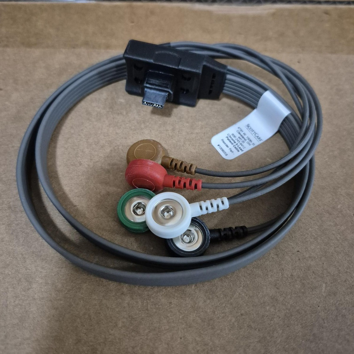 ScottCare 100605 Patient Cable for Chroma Holter Monitor – 5 Lead