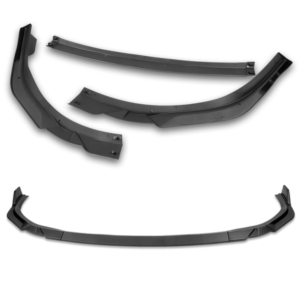 Front Bumper Lip for Lexus ES350 ES300h 2013-2015 Unpainted Matt Black