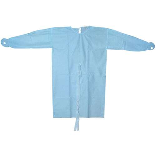 Packard Healthcare AAMI Level 2 Isolation Gowns, XL, Blue, 100/Pk.