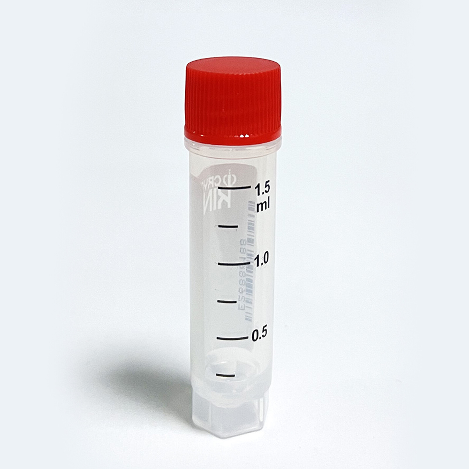 Cryogenic Vials with Side Bardcode-1.5 ml External, 25/Bag, 500/Pack, 1000/Case