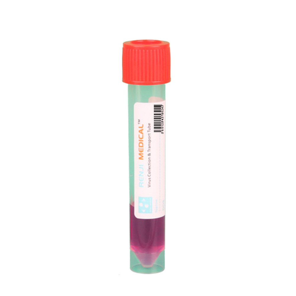 Viral Transport Medium (VTM) Collection Kits, (Nasal Swab) with Biohazard Bags