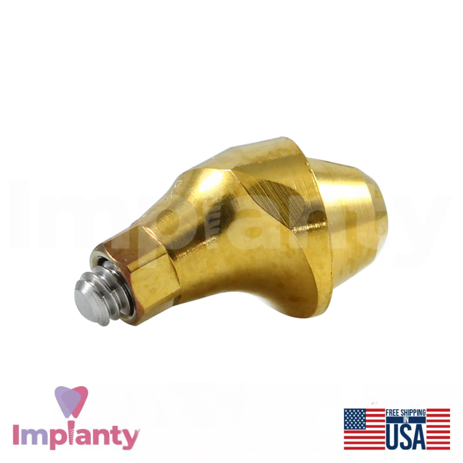 2x Dental Angled Multi Unit Prosthetic 17° Plastic Sleeve NP Conical Connection