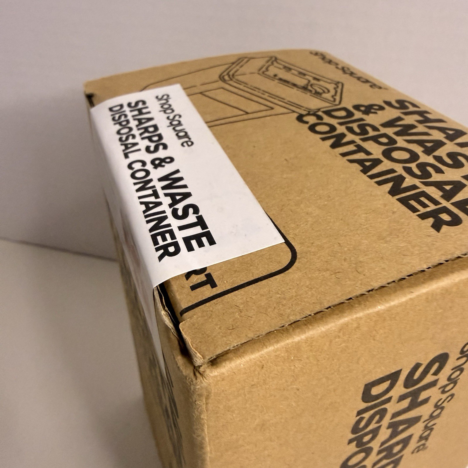 Shop Square Sharps Container 1 Quart Medical Waste Disposal OSHA New