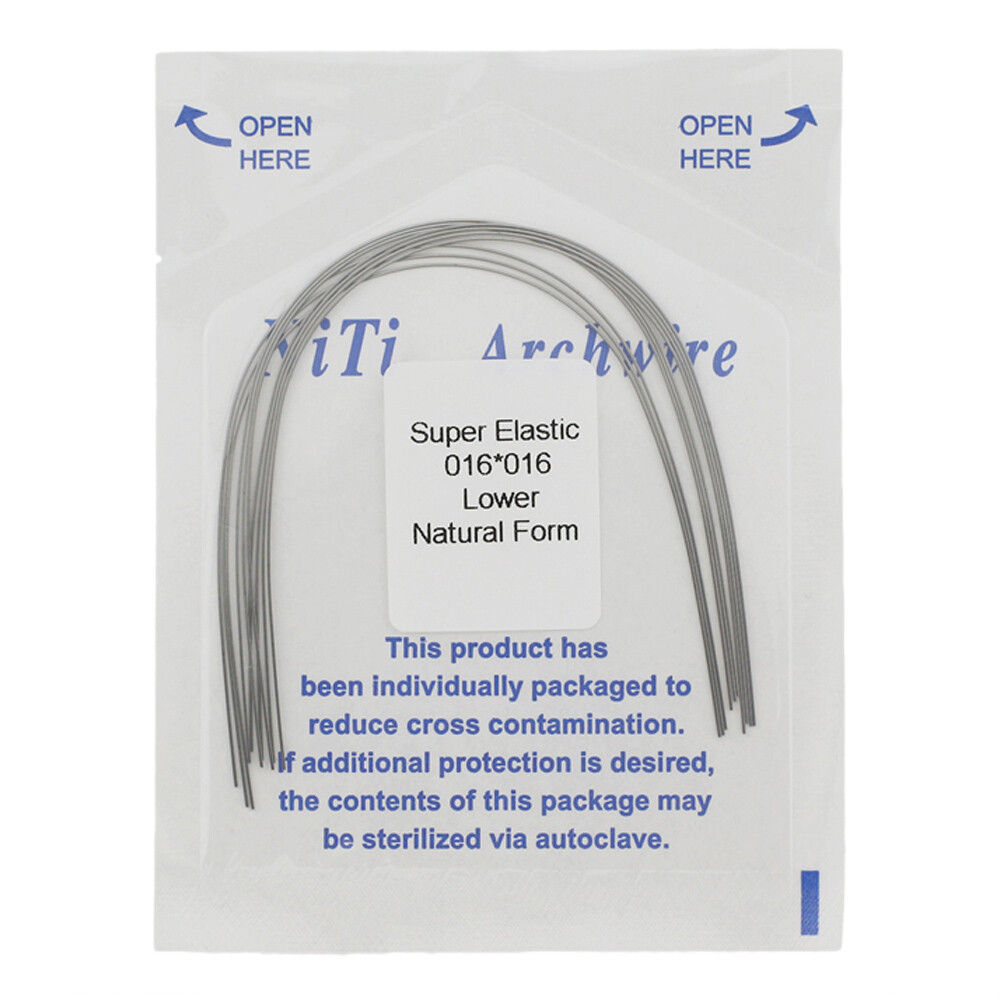 arcos de ortodoncia NiTi Rectangular Round Natural Ovoid Orthodontic Arch Wire