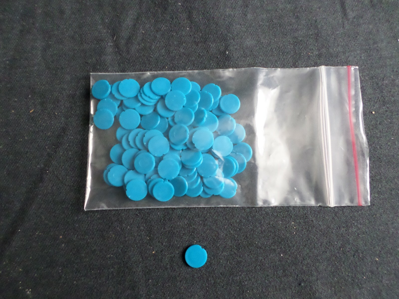 (100) 11mm Blue Cap Inserts for CyroStore Cryogenic Vials, 212435-V