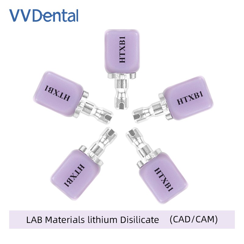 HTX C14 Dental Glass Ceramic Lithium Dislicate Blocks CEREC Emax CAD CAM Block
