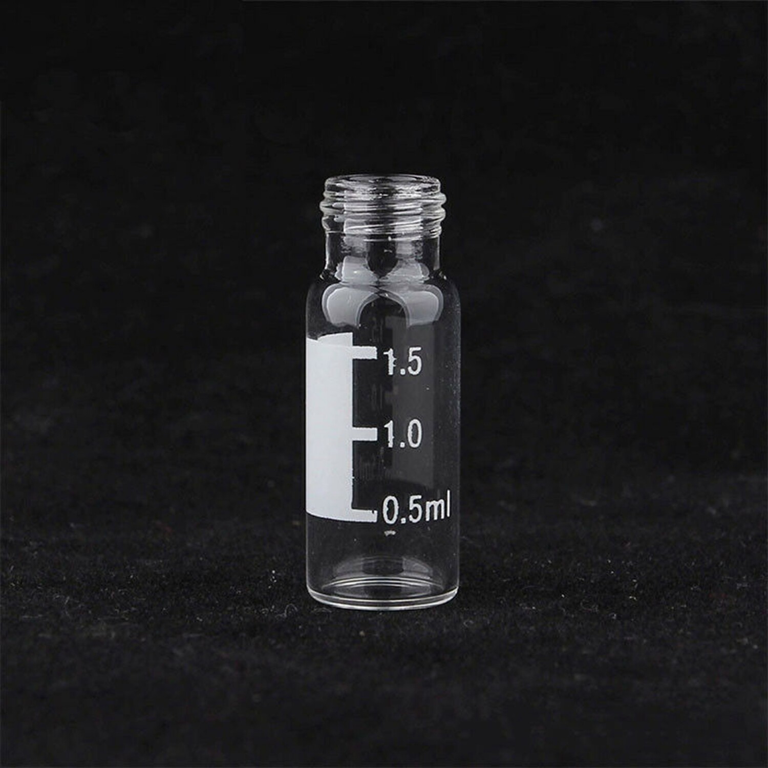 2ml HPLC Clear/Amber Glass Vials Write Patch 9-425 Screw Thread Top LAB GC