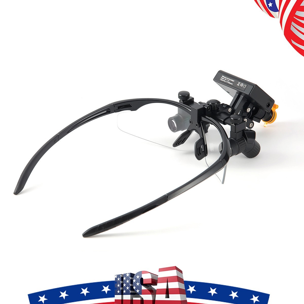 4.0X Dental Loupes Medical Ergo Surgical Magnifier+5W LED Surgical Head Light