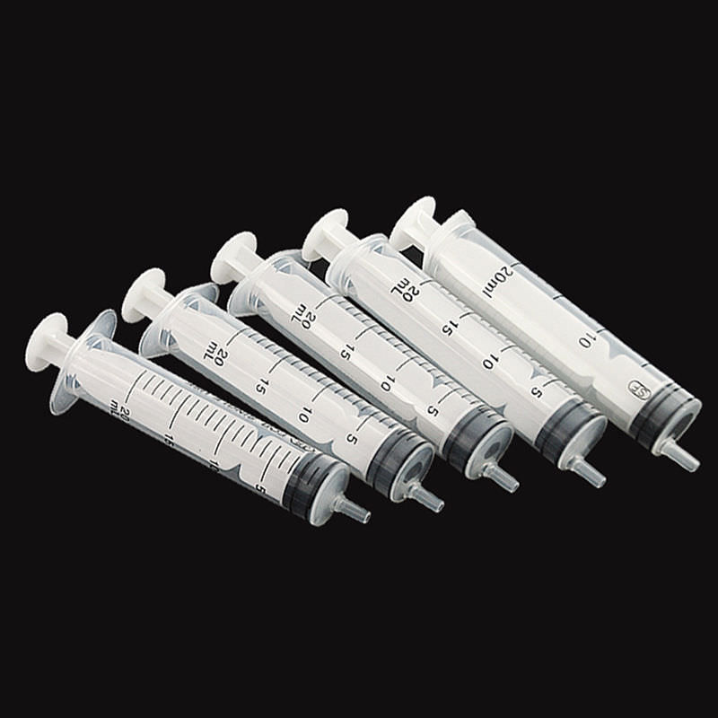 6pcs 20ML 20CC Plastic Hydroponics Nutrient Measuring Disposal Syringe New