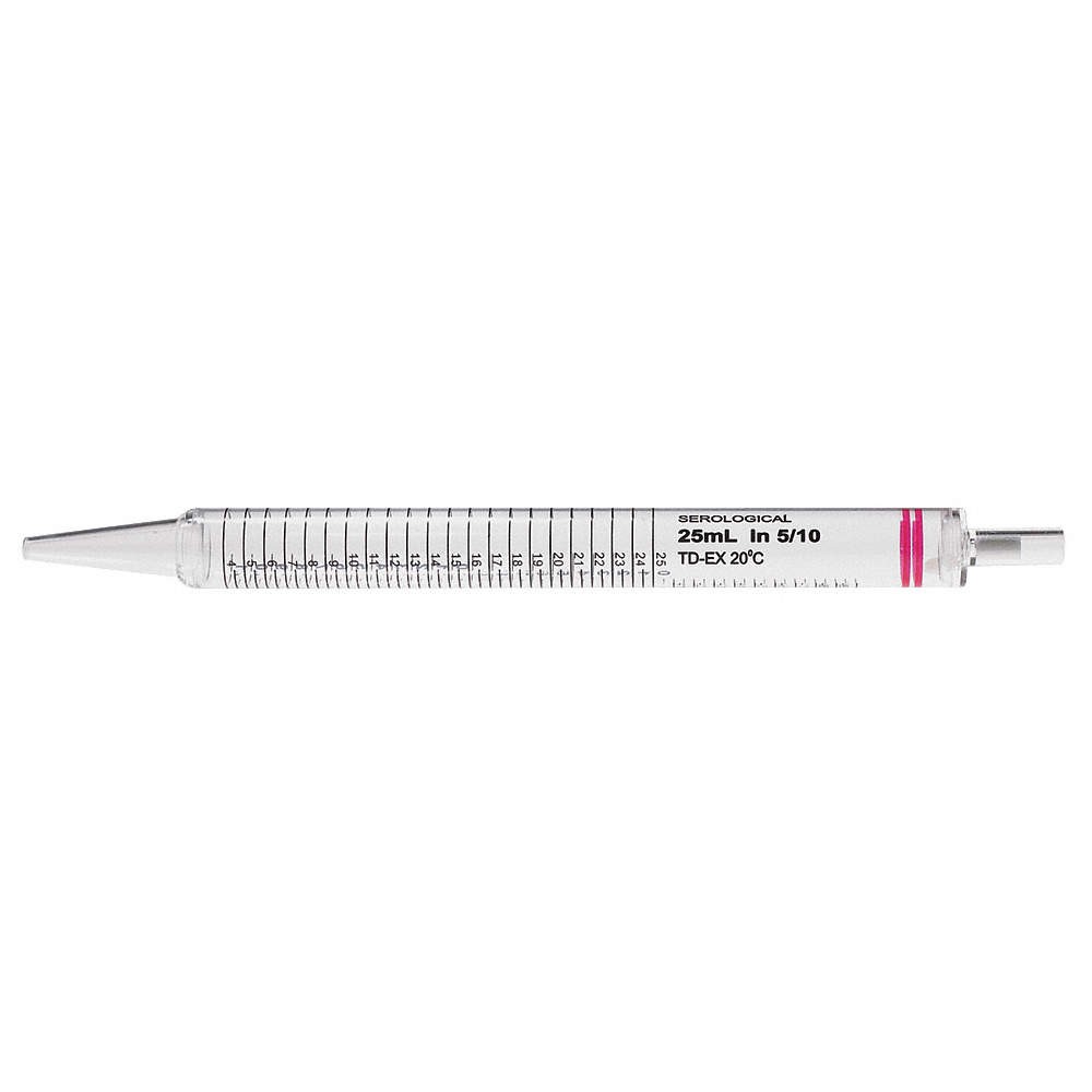 CELLTREAT 229226B Serological Pipet,25mL,Short,PK100 38C809