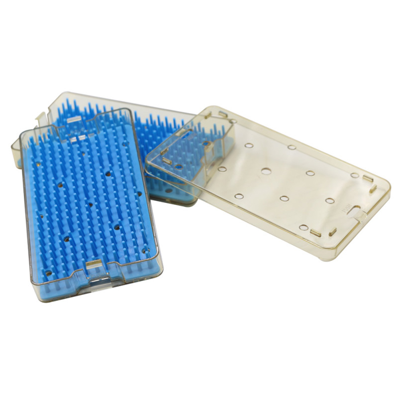 PPSU sterilization tray case sterilising w/ silicone mat surgical instrument