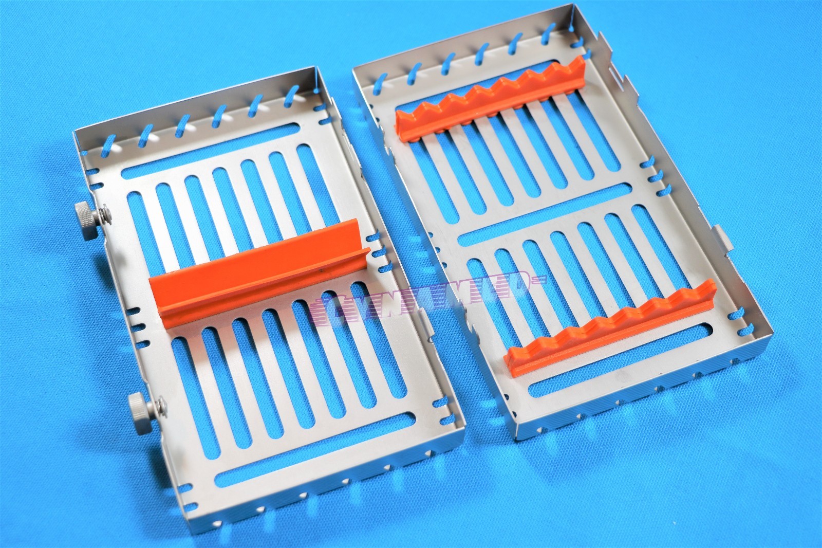 3 PREMIUM DETACHABLE STERILIZING CASSETTES FOR 7 INSTRUMENTS MEDICAL DENTAL VET