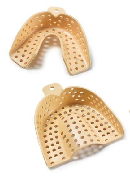WaterPik Dental Tra-Ten Perforated Impression Trays 12/Pk Upper Lower Med Large