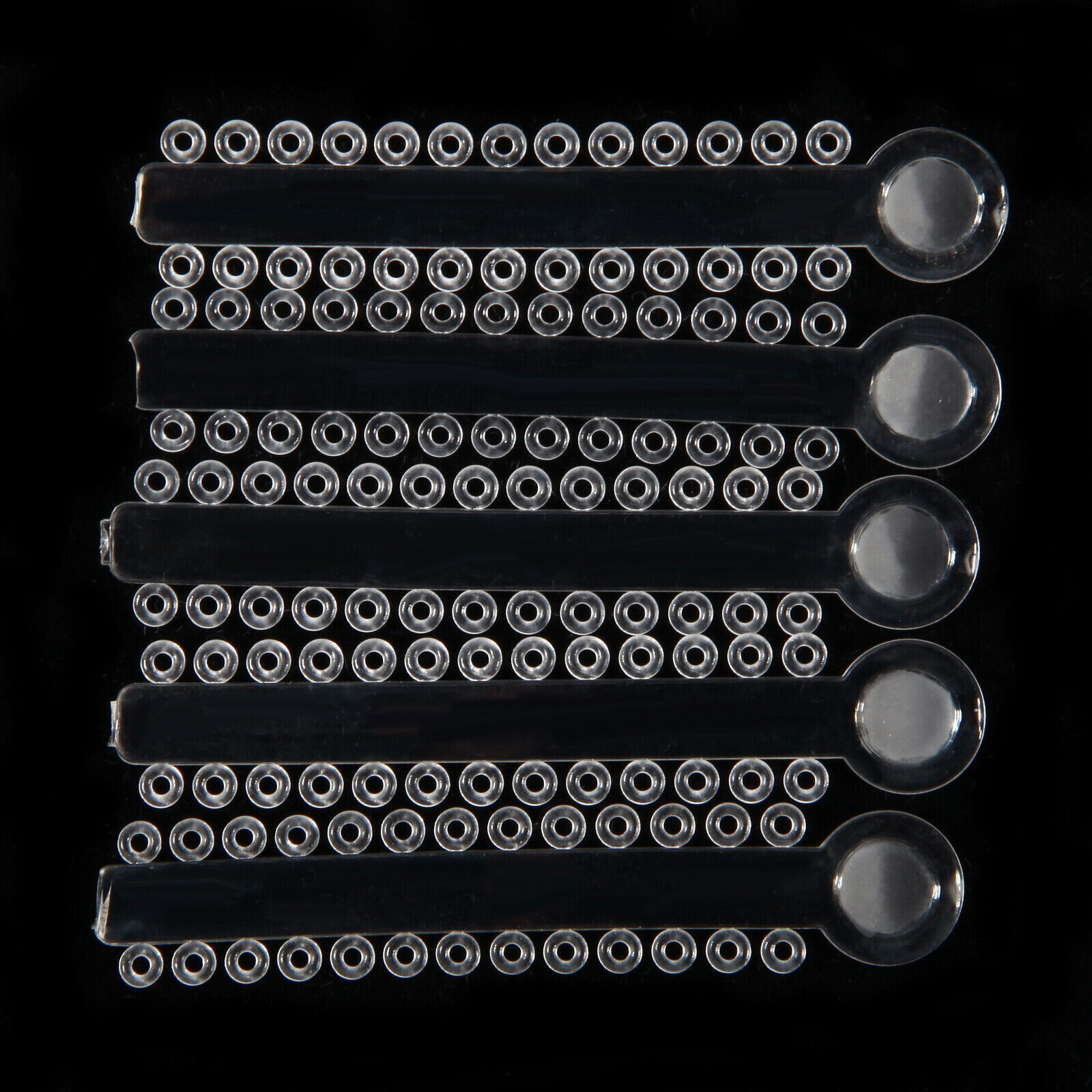 1008 Pcs Dental Orthodontics Elastic Elastomeric Clear Transparent Ligature Ties