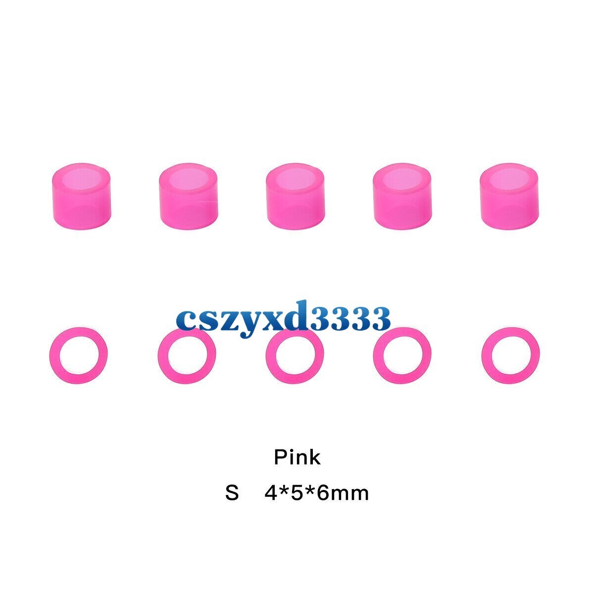 100Pcs Dental Code Ring Multi-Color Autoclavable Dental Silicone Color Code Ring