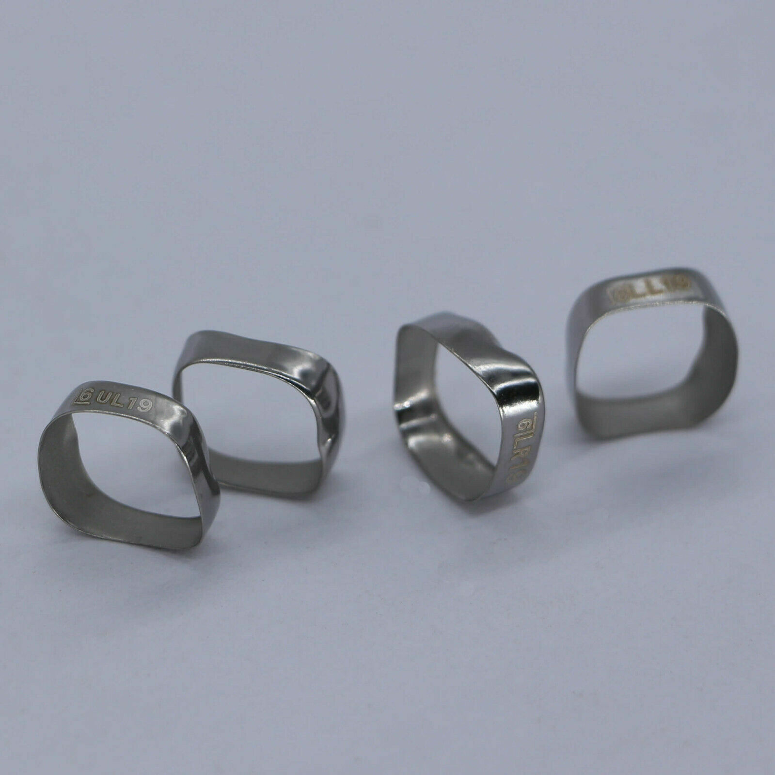24 Sizes Dental Orthodontic 1st Molar Plain Bands 4pcs/Pack Dentaurum