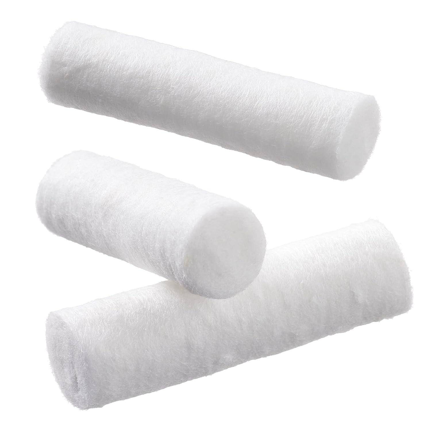 Convenient 100 Count Nosebleed Plug Set – Soft 1.5 Inch Dental Cotton Rolls