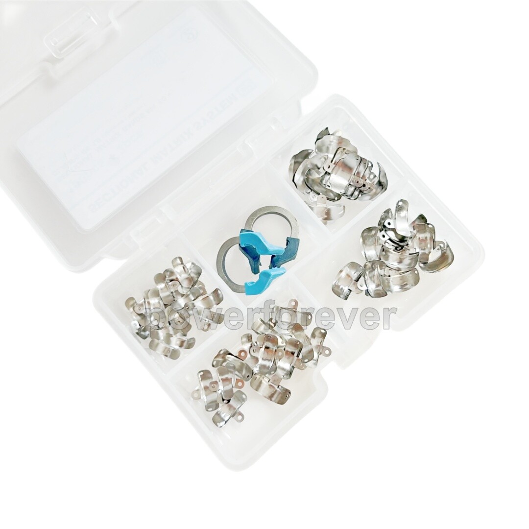 C2 Dental Sectional Contoured Matrix System Matrice Bands Clip Clamp Holder Ring