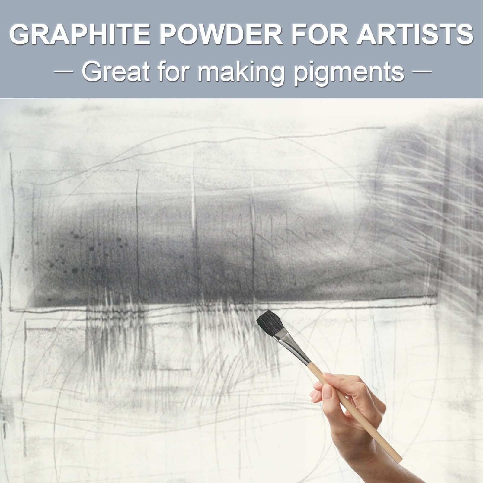 1 Quart Ultra-Fine Pure Graphite Powder – Premium Dry Powdered Graphite for Lock