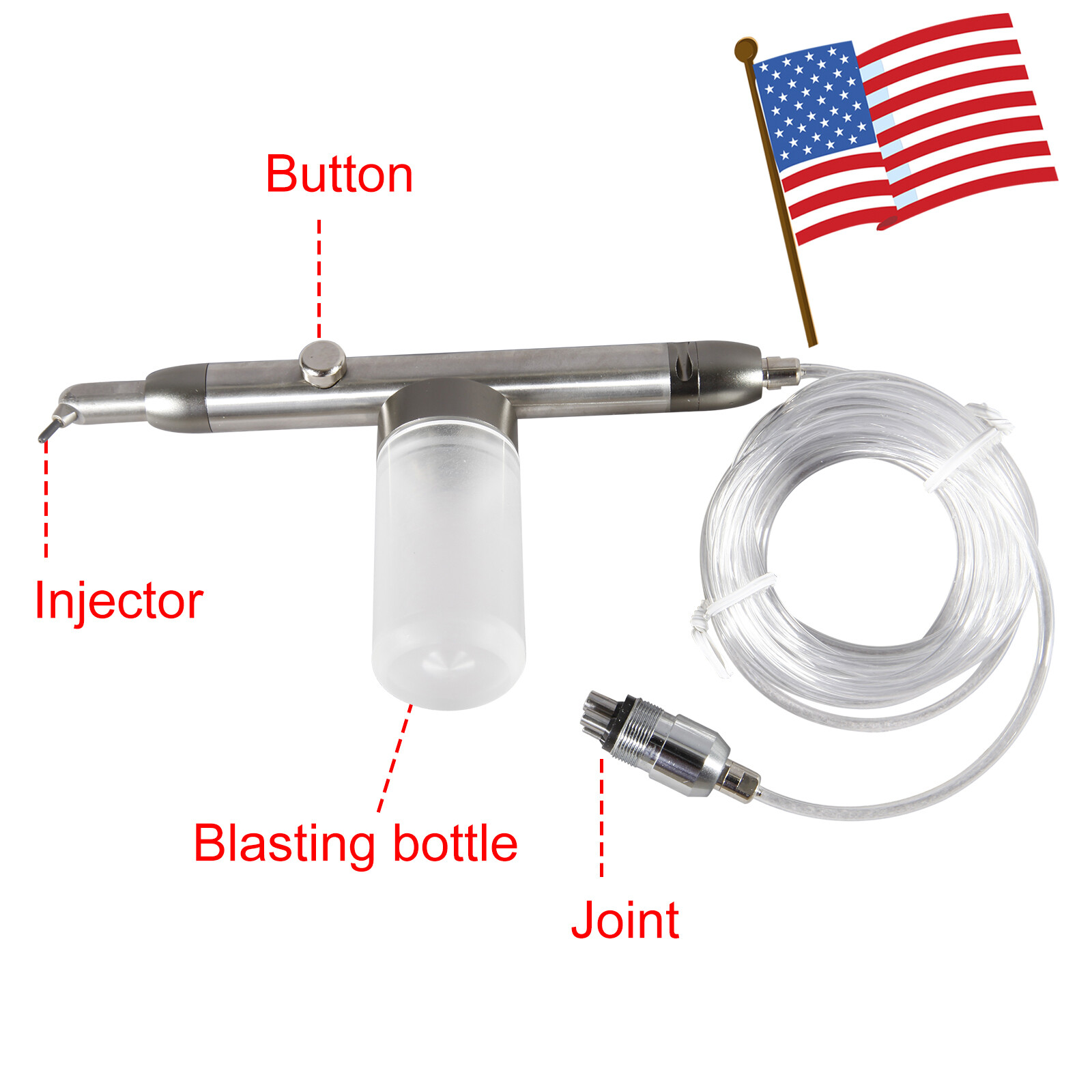 Dental Aluminum Micro blaster Air Abrasion Polish Microetcher Sandblaster OR