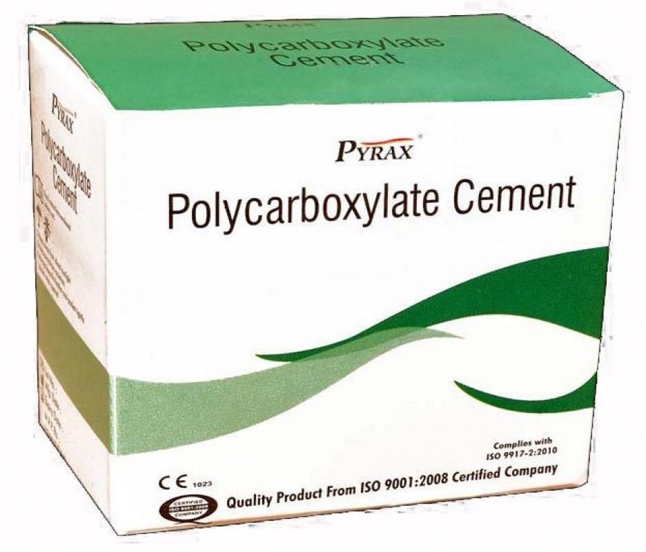 PYRAX POLYCARBOXYLATE CEMENT FOR LUTING CROWN N BRIDGE Free shipping