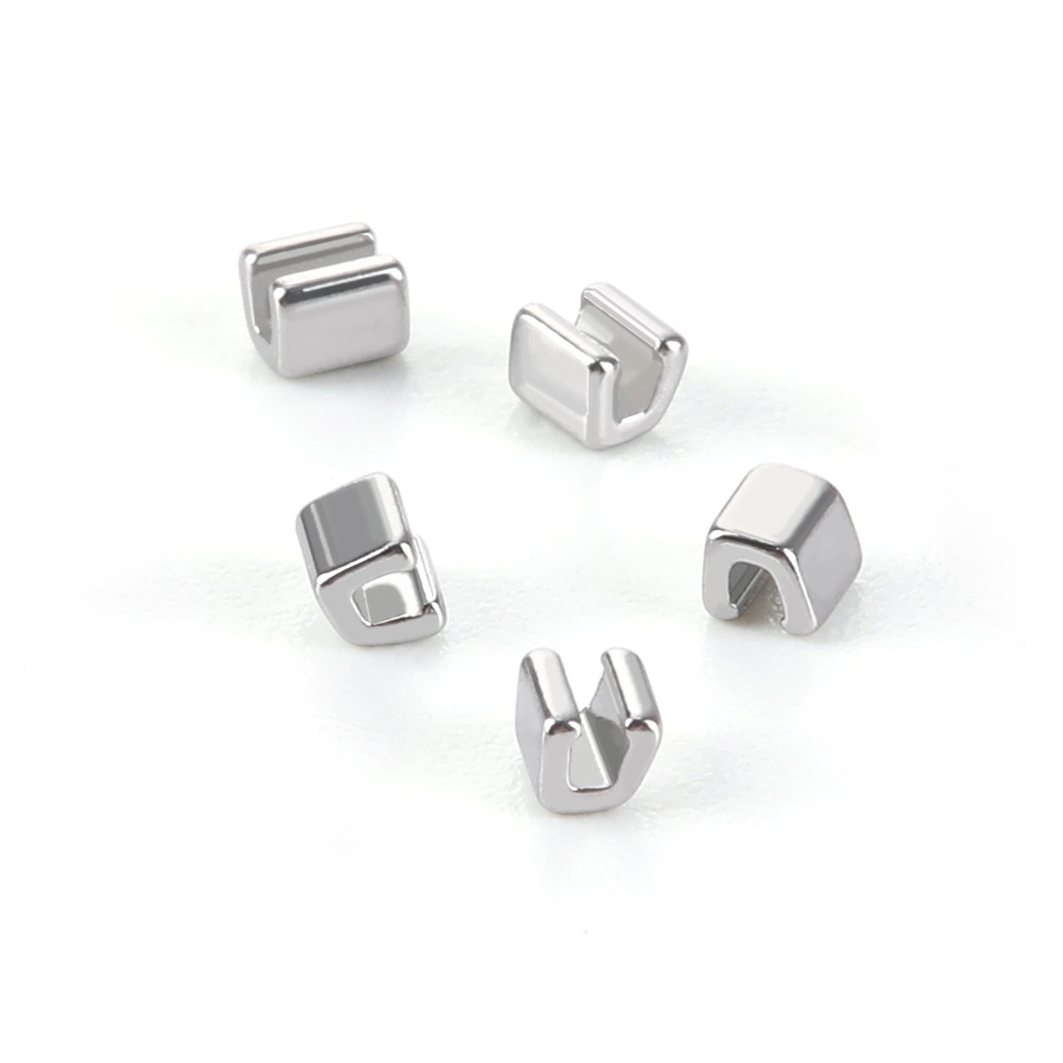 AZDENT Dental Orthodontic Universal Crimpable Hooks Split Stops 10Pcs/Pack