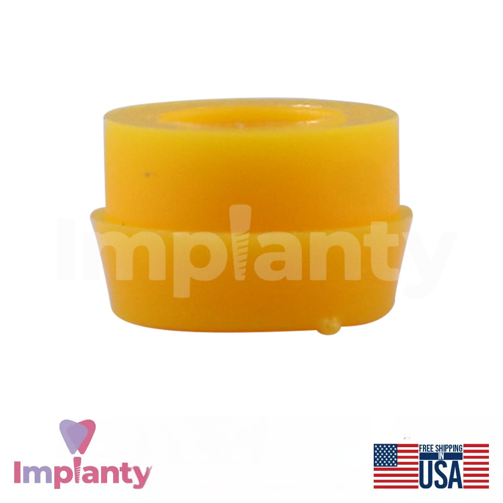 1x Dental Ball Attachment Extra Soft Silicone Set Titanium Int Hex 2.42 System
