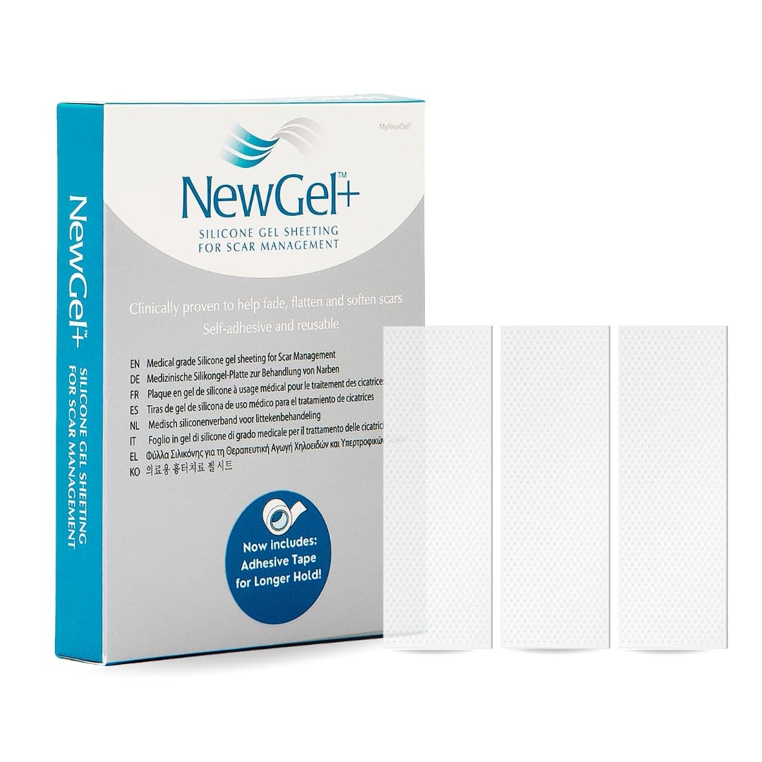 Mynewgel Advanced Silicone Scar Treatment Sheets Old Scars Surgery Keloids