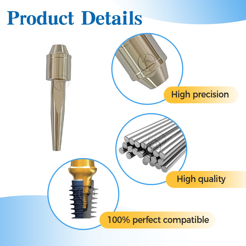 10 pcs Multi unit Digital analog CAD/CAM digital Analog fits to Straumann ITI MU