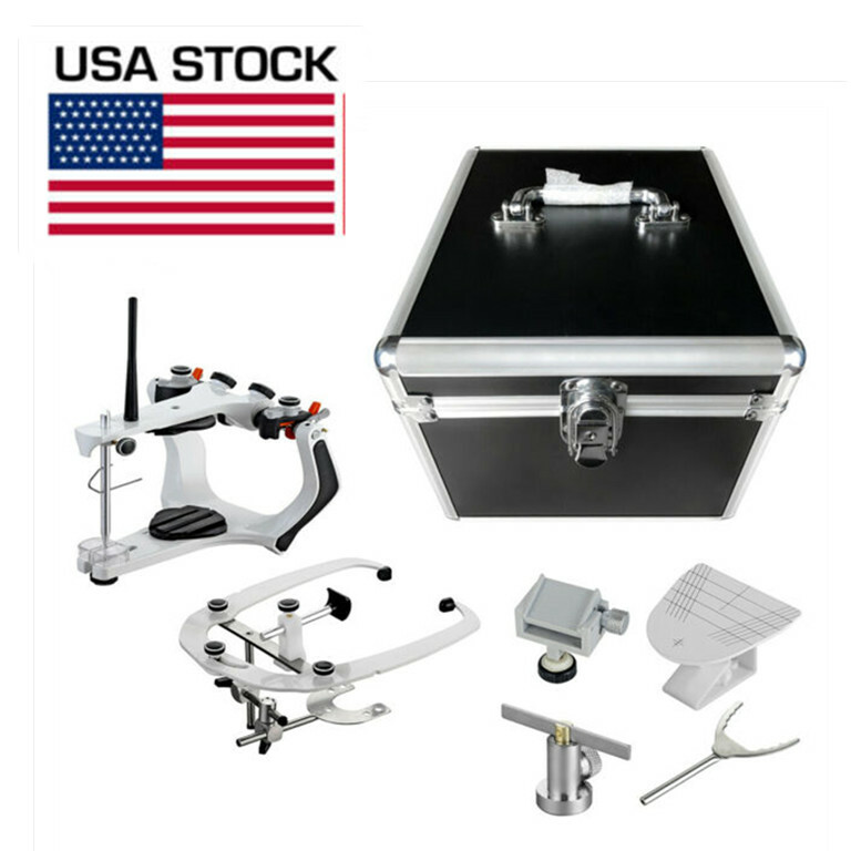 Dental Lab A7 PLUS Type Semi-Adjustable Articulator w/ Face Bow & Carry Case USA