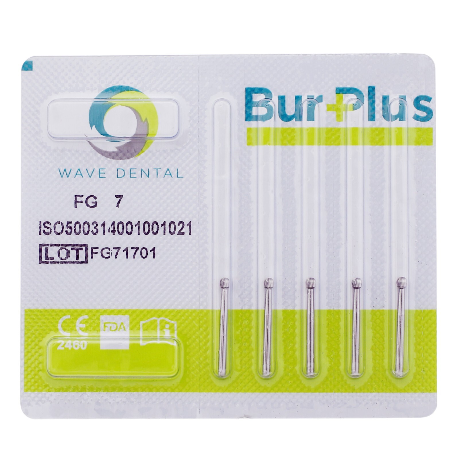 Wave Dental Round Ball Bur Tungsten Carbide 19mm FG for High Speed Handpiece