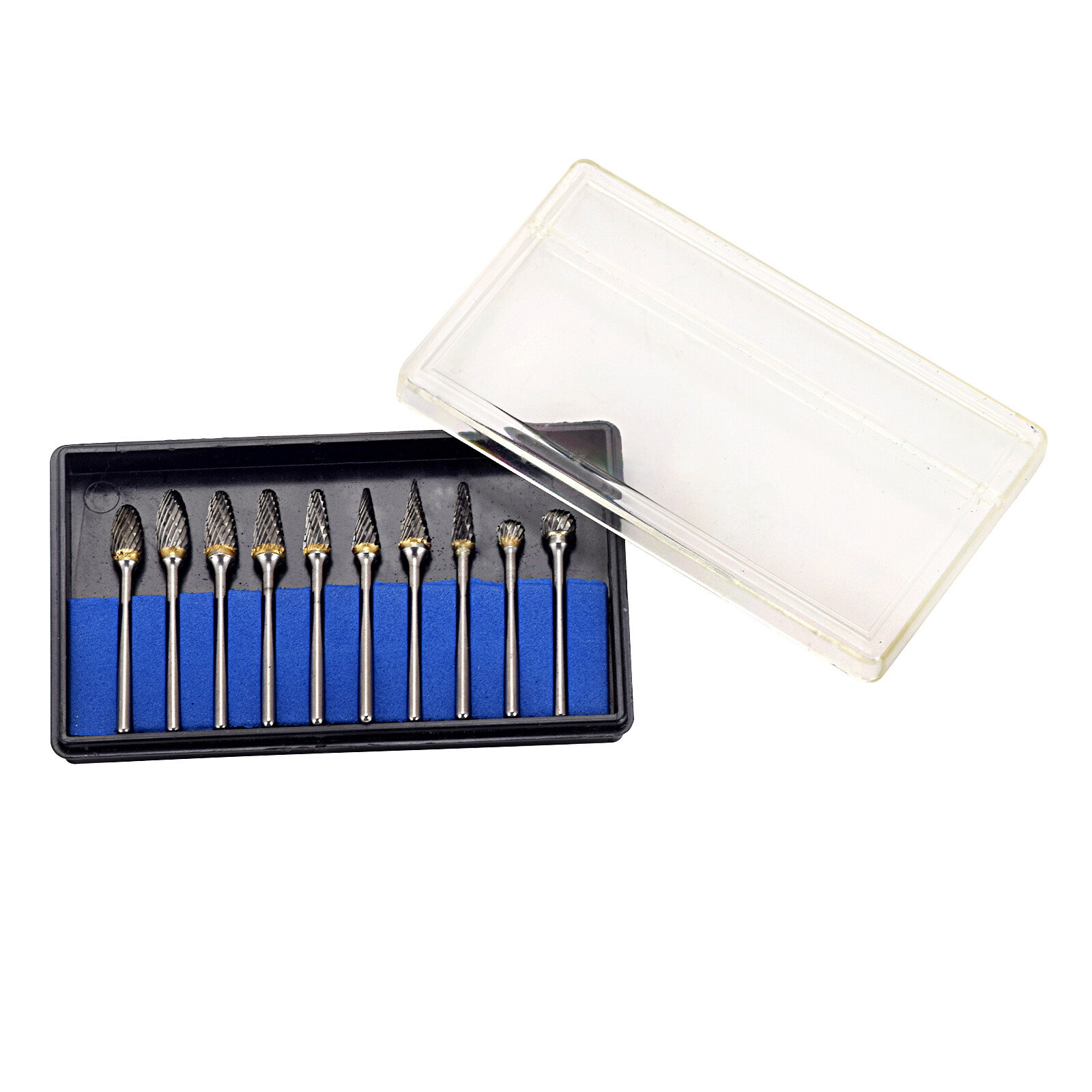 10/20Pcs Dental Lab Burs Tungsten Carbide Polishing & Finishing Drills 2.35mm HP