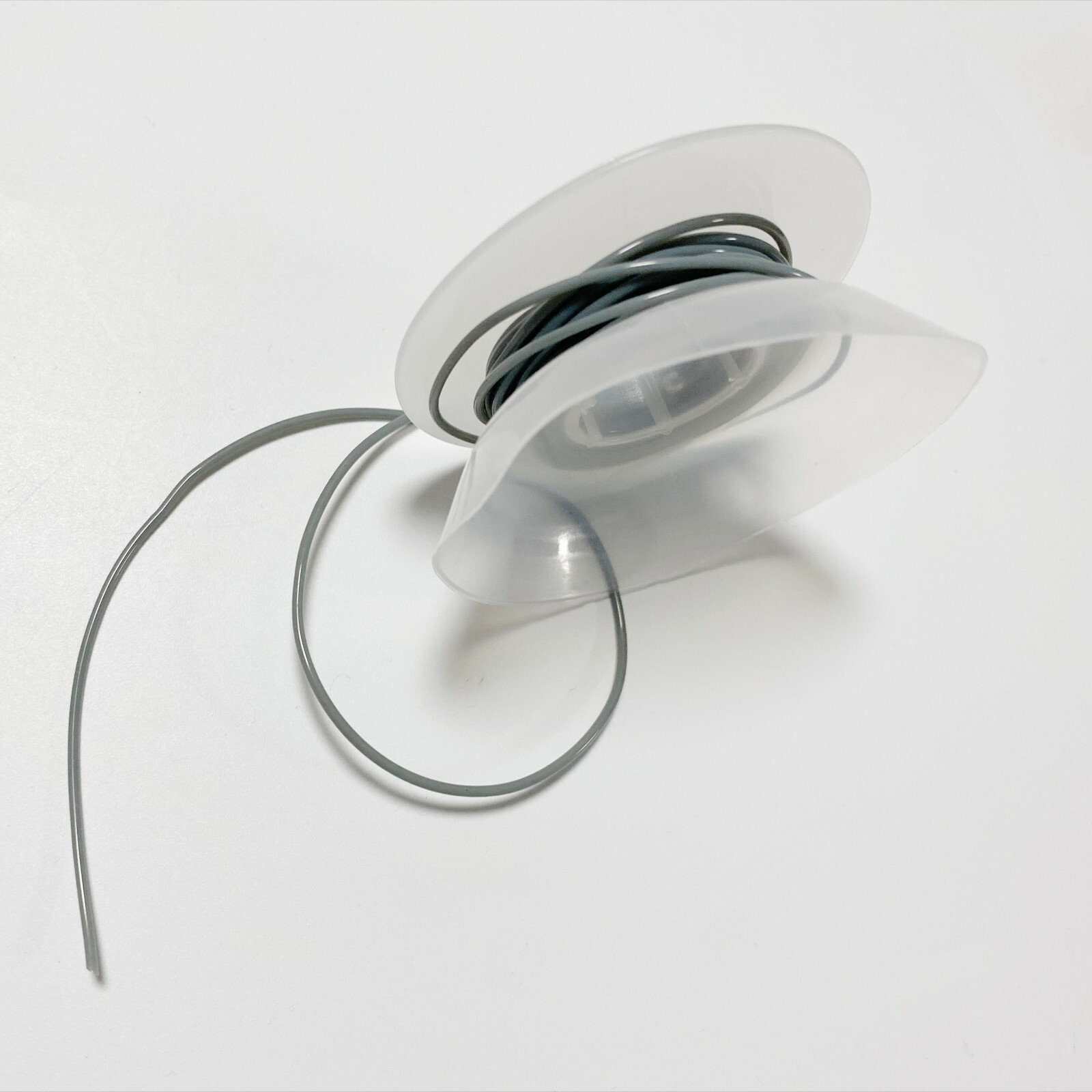 Dental Archwire Elastic Tube Protective Sleeve Elastomeric Bumper Tube Grey 027