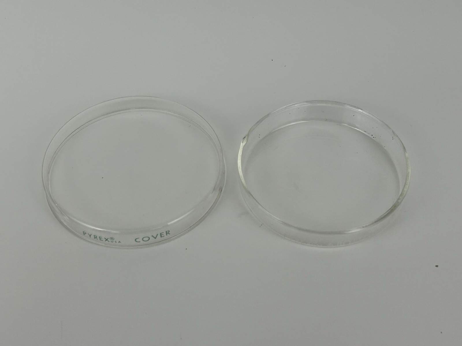 Pyrex Corning Laboratory Lab Glassware Glass 12 Dish 3160 100×15 Top & Bottom