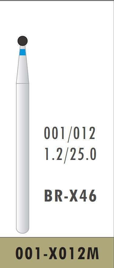 Premi Diamond burs Round FGXL Surgical 25mm 001-X012M Medium Grit BR-X46 bomaoer