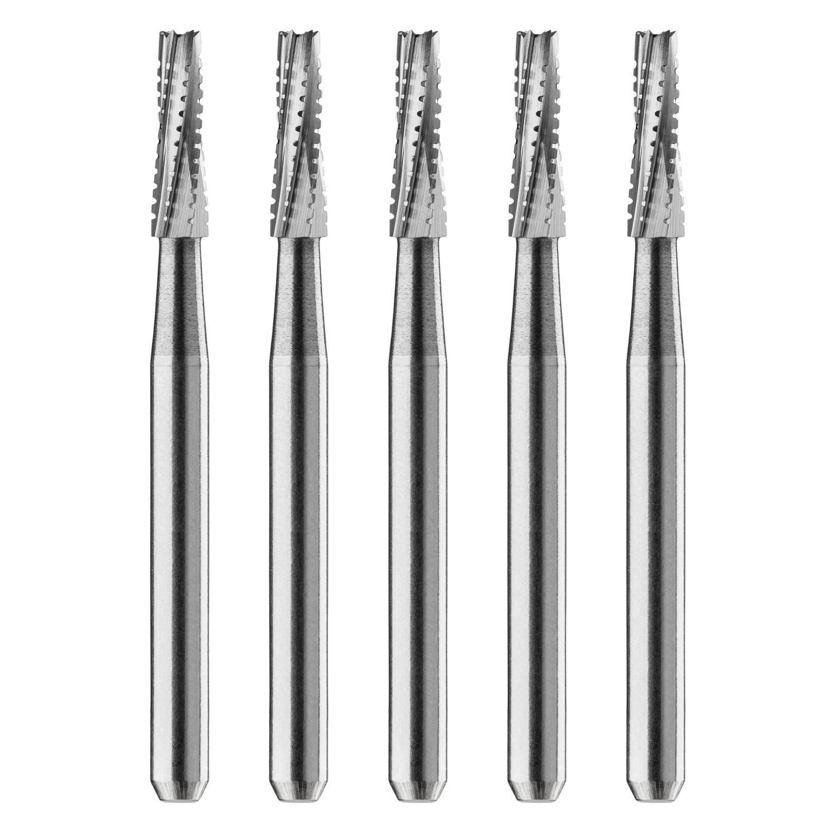 Wave Dental Operative Carbides FG Burs 702L Flat End Taper Cross Cut Long Head