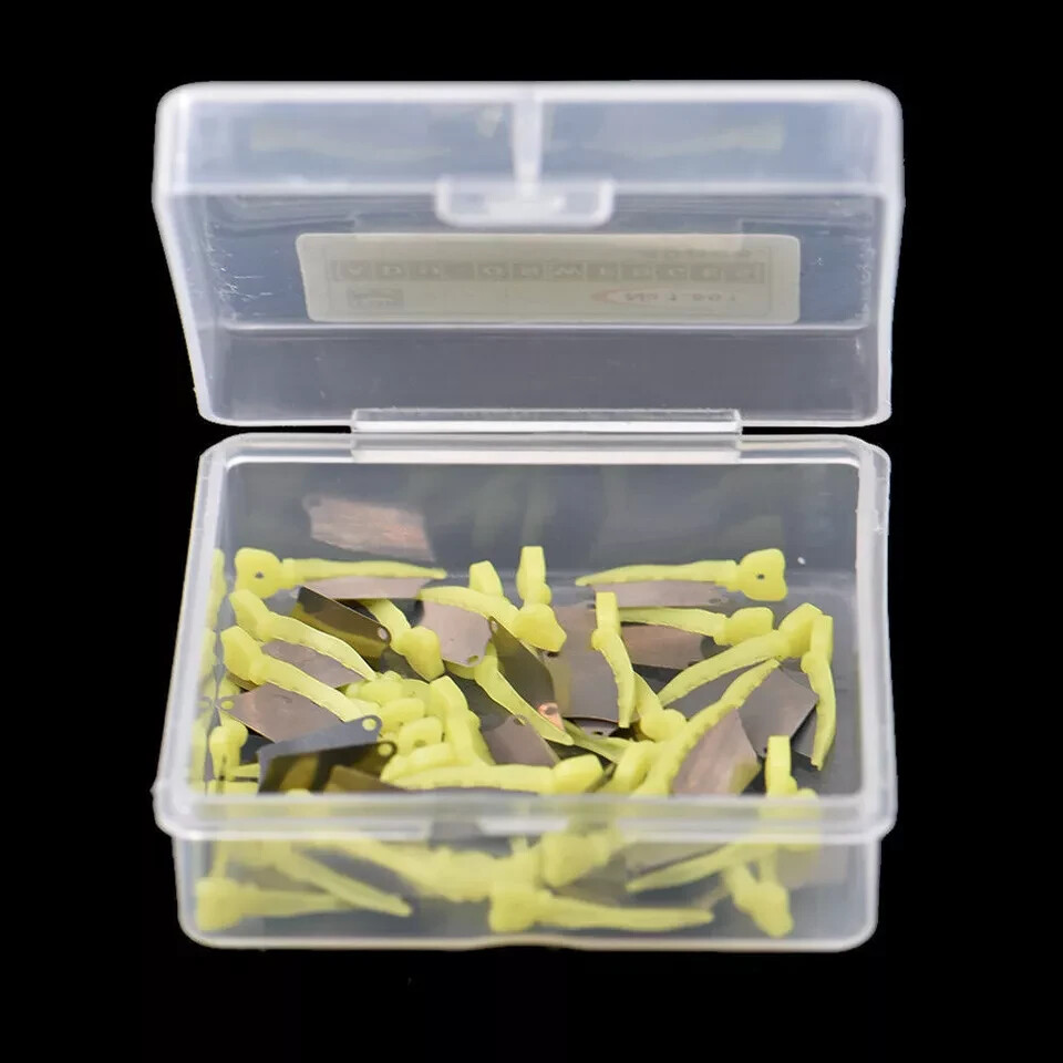 40Pcs Dental Prime Teeth Interproximal Wedge with Protection Small Green Plastic