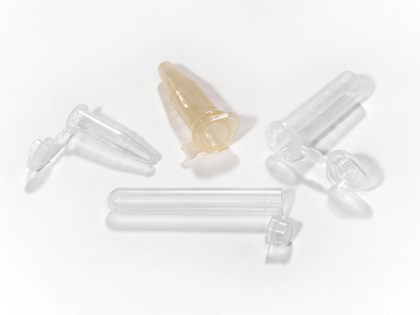Evergreen MCVC Conical Bottom Microcentrifuge Tubes Caps 0.4mL Natural 200 PCS