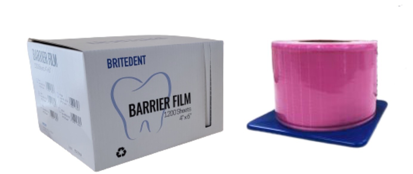 Barrier Film For Dental And Medical 4″ x 6″ Roll of 1200 sheet w/dispenser box