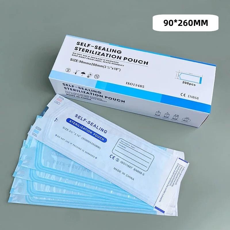 200pcs/box Self-sealing Sterilization Pouches Bags 5 Sizes Medical-grade Bag Dis
