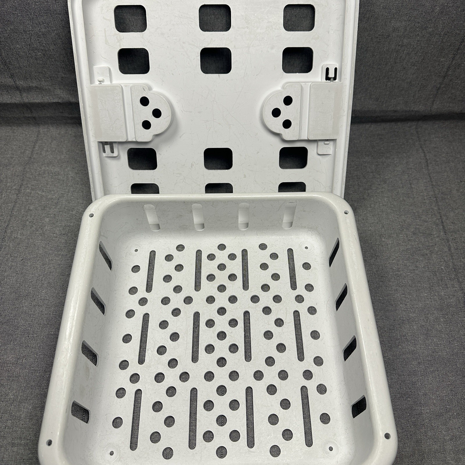Steris Pro-lite Sterilization Tray Square Basket 0001824 Instrument Caddy