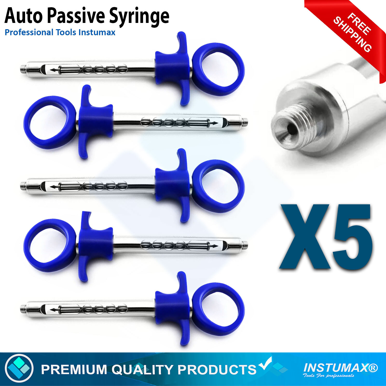 Dental Anesthetic Self Aspirating Syringes 1.8ml Auto Passive Syringe