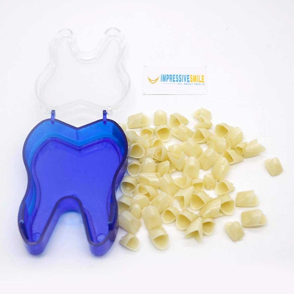 100 PCS Mixed Dental Temporary Crown Kit Anterior Front & Molar Posterior 50 …
