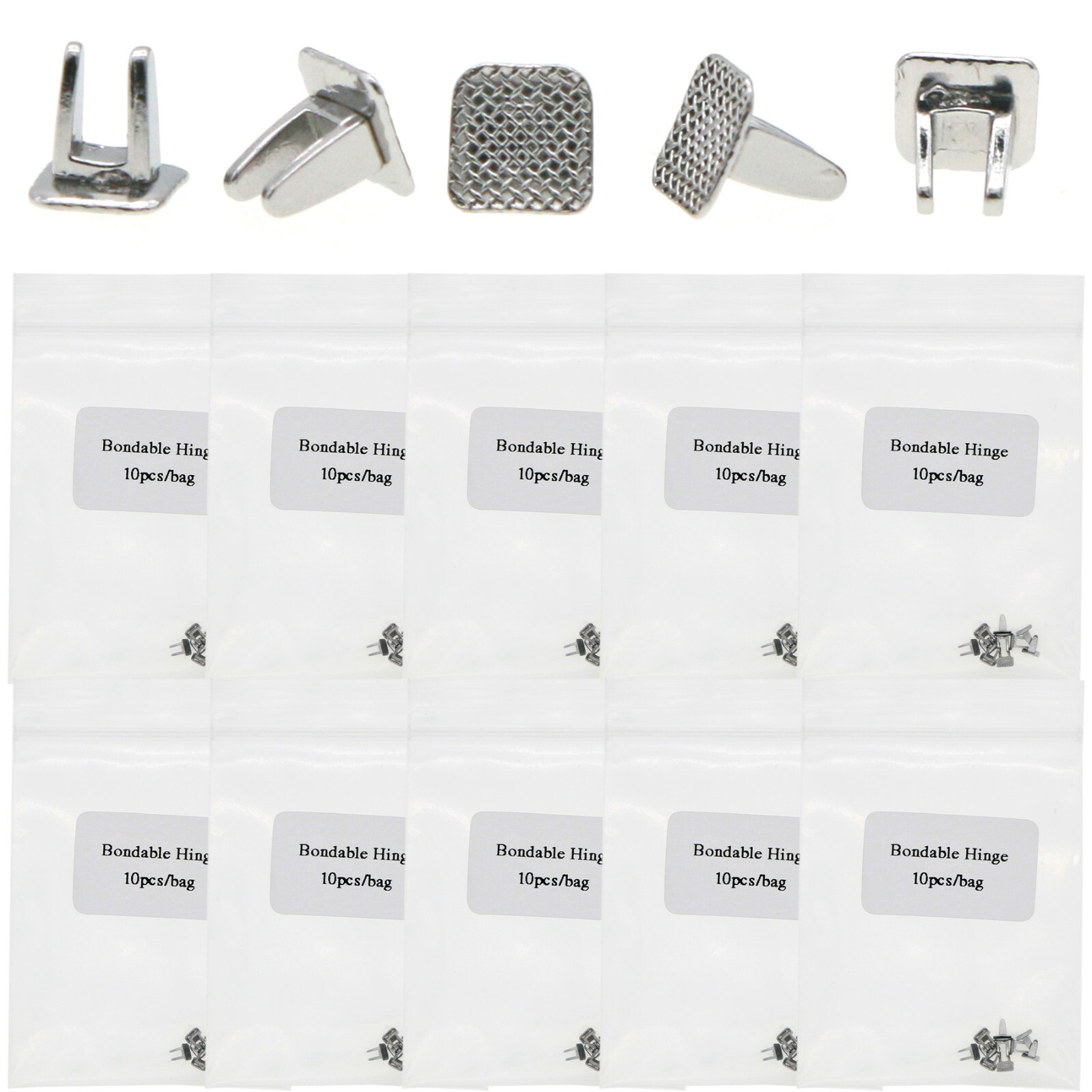 US Dental Ortho Bondable Hinges Bite Turbos Openner Tongue Tamers 10Pcs/Pack